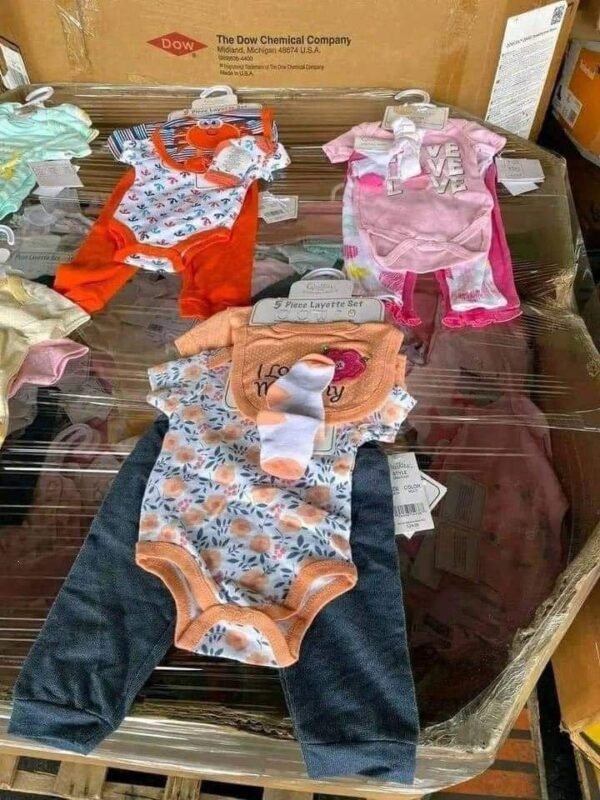 Mixed Babies and Toddlers Clothing Pallet – 600 Stylish PCs